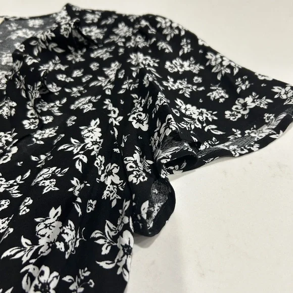 Kingston Grey Black and White Floral Jumpsuit - Picture 8 of 10